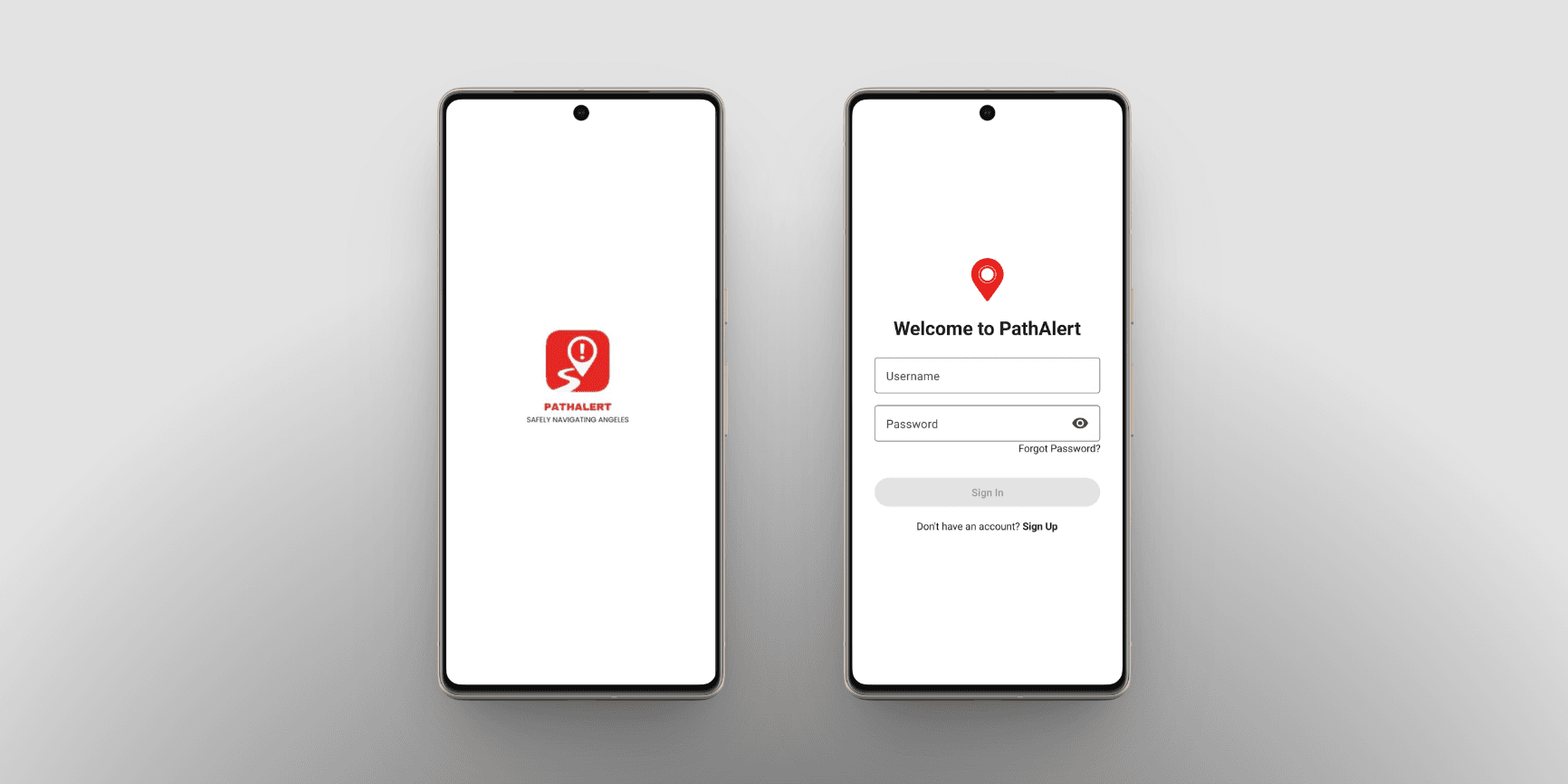 Mobile Landing Screen